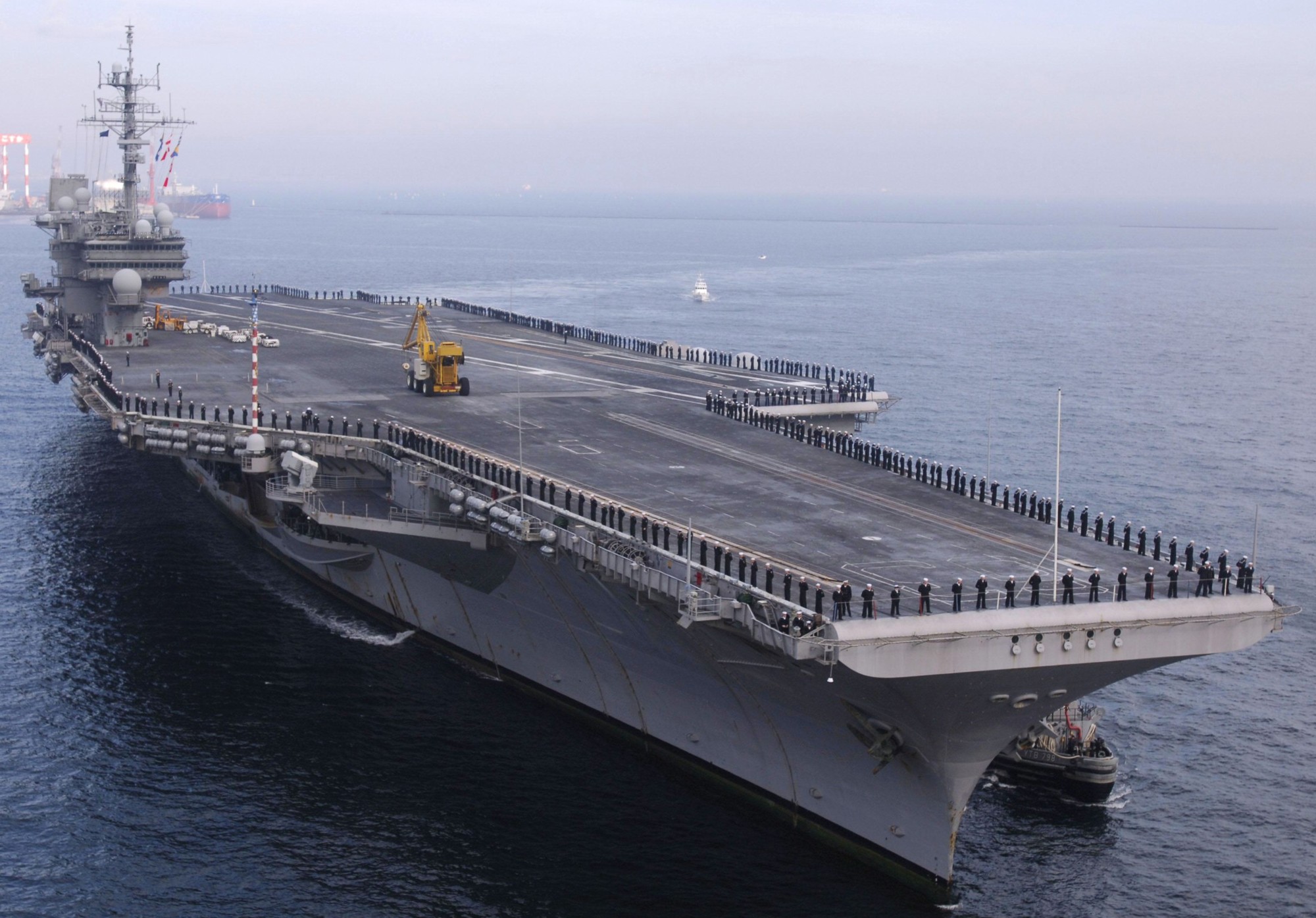 cv-63 uss kitty hawk aircraft carrier us navy 111