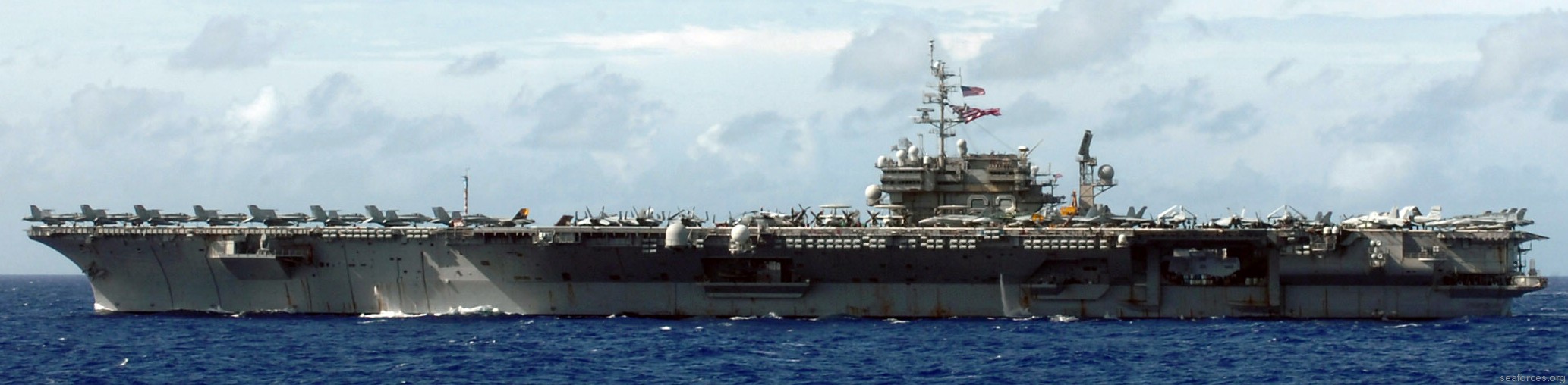 cv-63 uss kitty hawk aircraft carrier air wing cvw-5 us navy 132 exercise valiant shield 2006