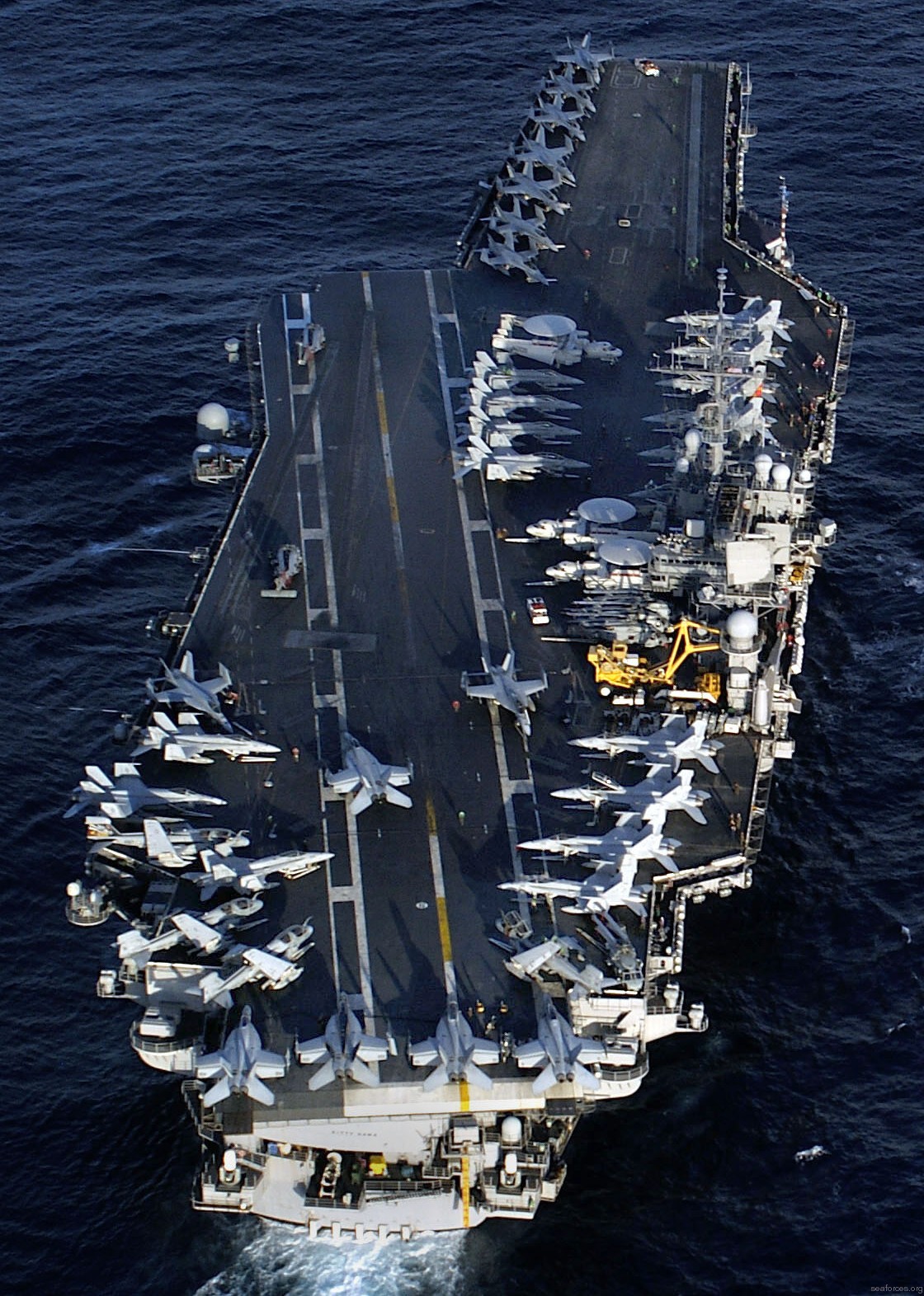 cv-63 uss kitty hawk aircraft carrier air wing cvw-5 us navy 163 exercise talisman sabre 2005