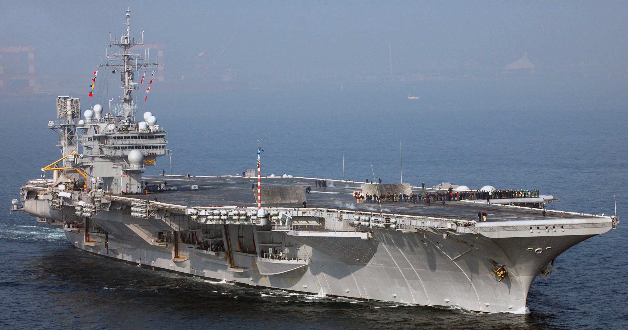 cv-63 uss kitty hawk aircraft carrier us navy 173
