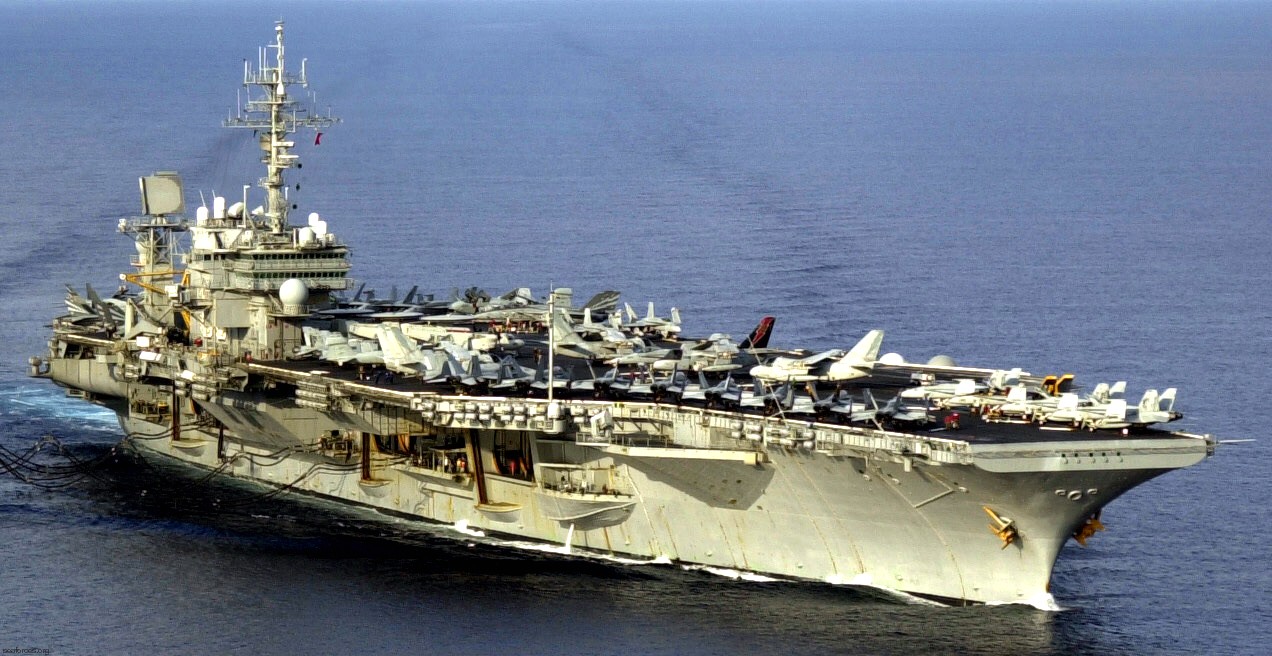 cv-63 uss kitty hawk aircraft carrier air wing cvw-5 us navy 217