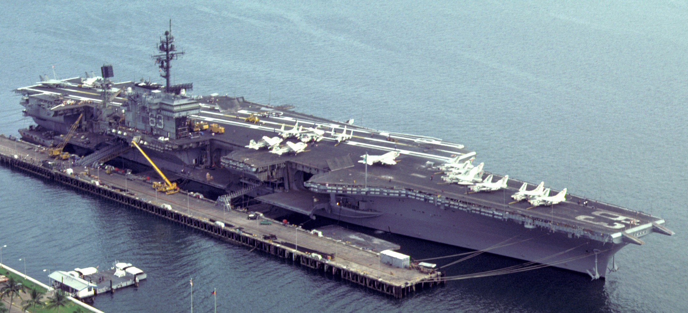cv-63 uss kitty hawk aircraft carrier air wing cvw-15 us navy 316 subic bay philippines