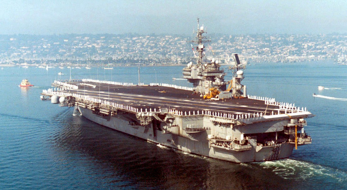 cv-63 uss kitty hawk aircraft carrier 369 san diego california