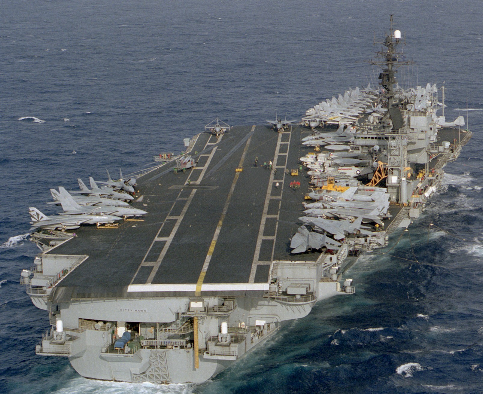 cv-63 uss kitty hawk aircraft carrier air wing cvw-15 us navy 375