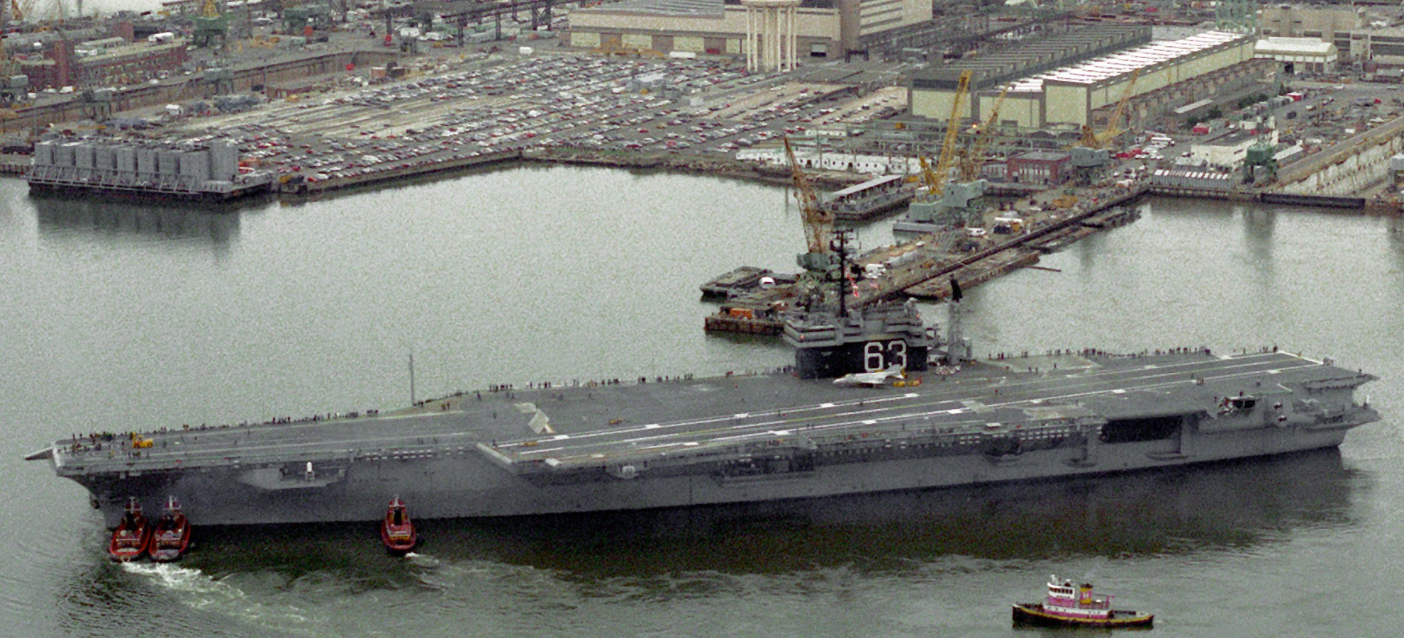 cv-63 uss kitty hawk aircraft carrier philadelphia naval shipyard pennsylvania 389