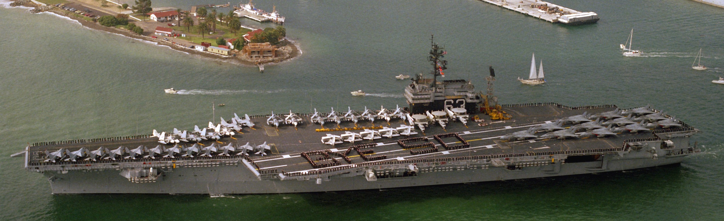 cv-63 uss kitty hawk aircraft carrier air wing cvw-9 us navy 434 san diego
