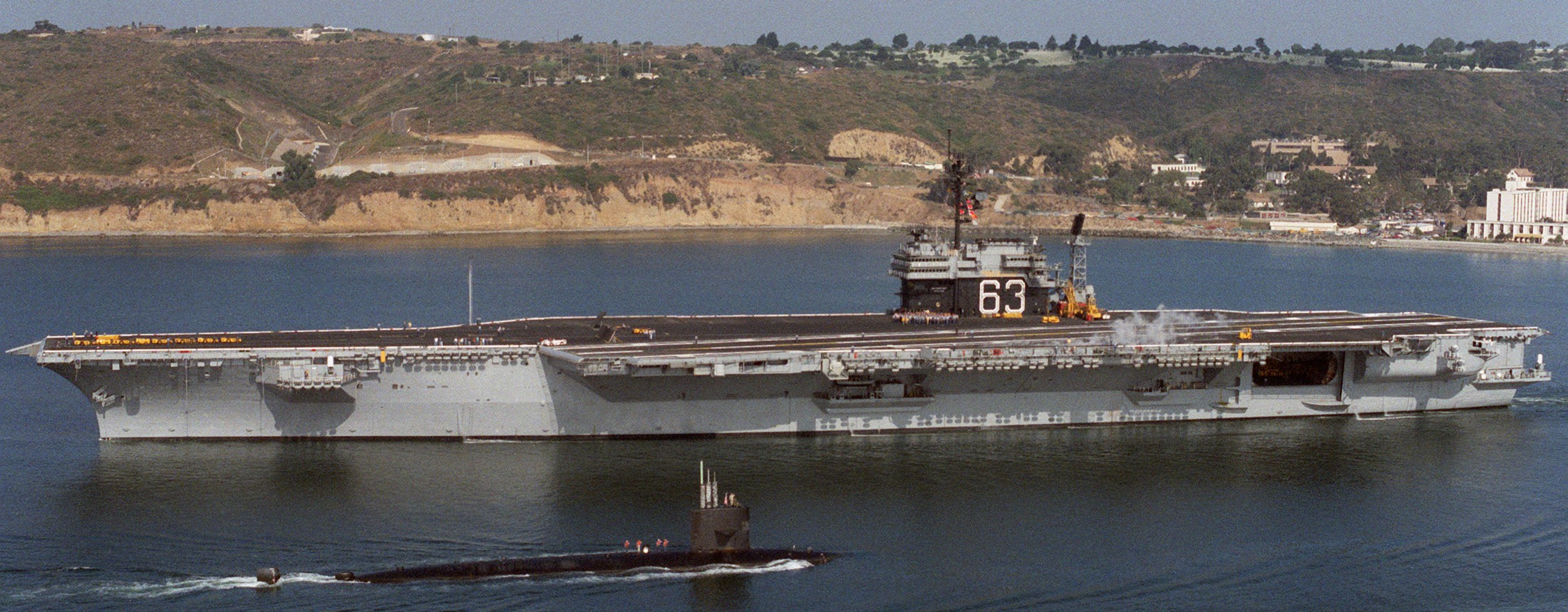 cv-63 uss kitty hawk aircraft carrier 451
