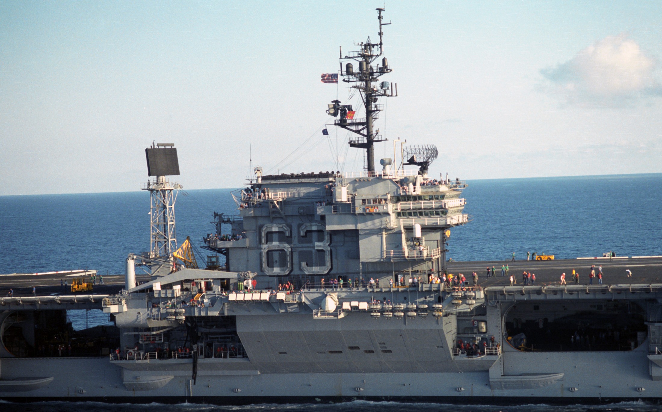 cv-63 uss kitty hawk aircraft carrier 453