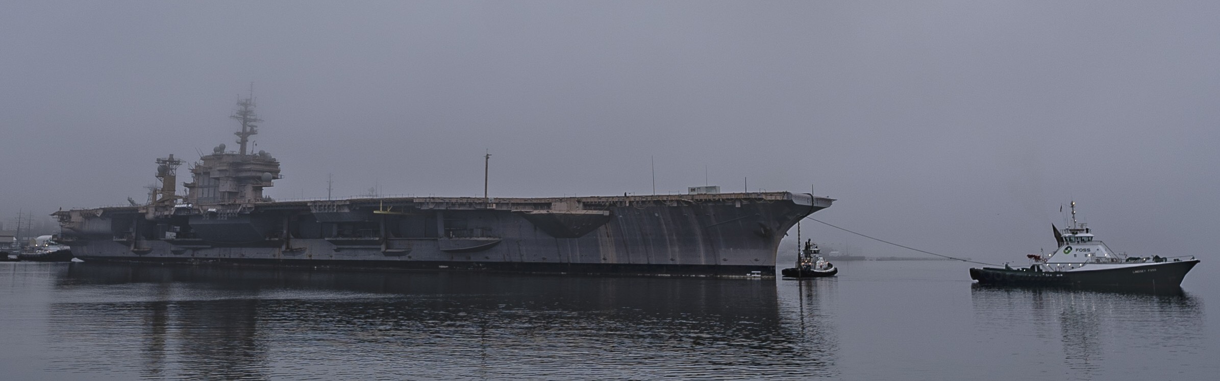 cv-63 uss kitty hawk tow bremerton brownsville for scrap 2022 464