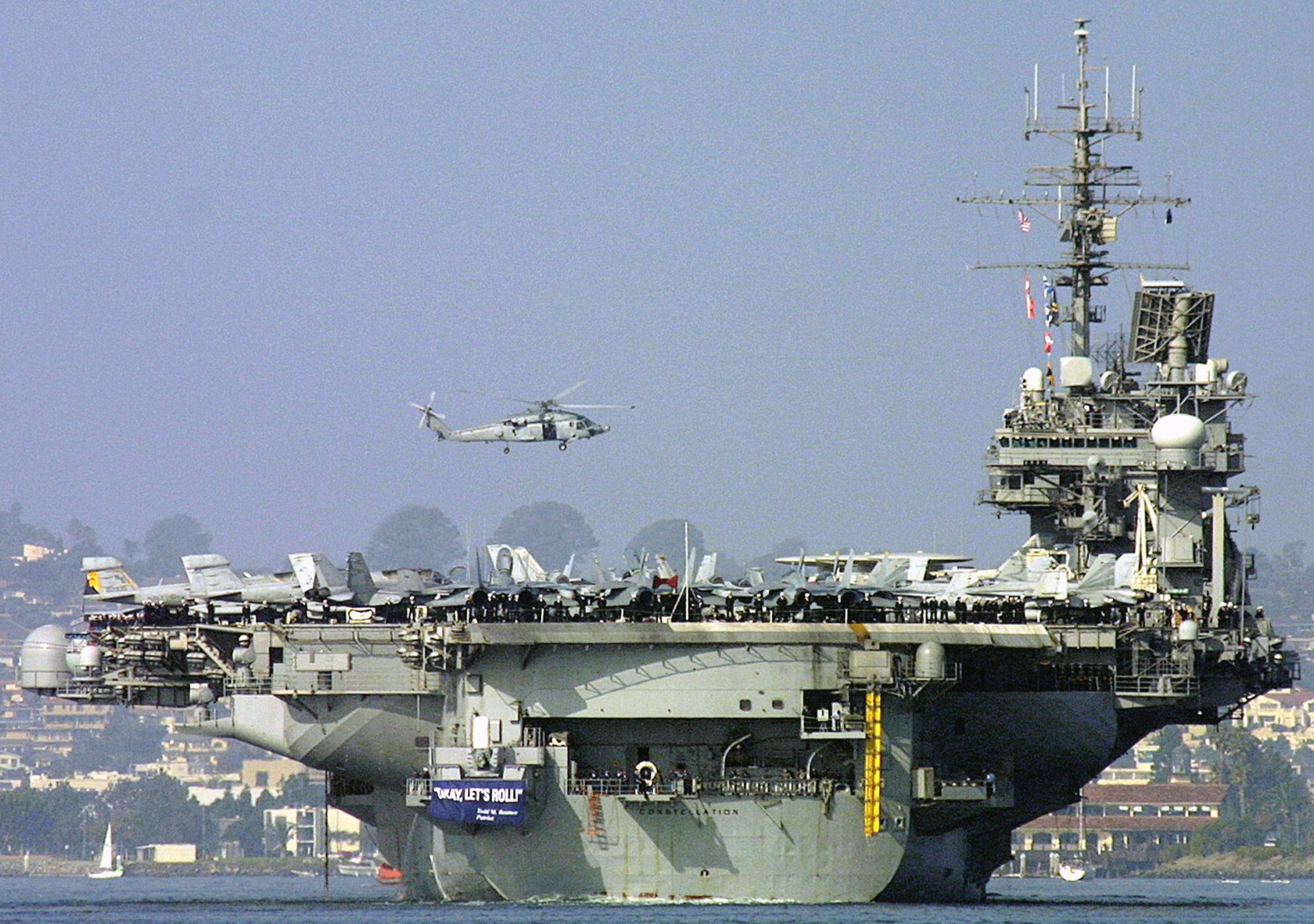 cv-64 uss constellation kitty hawk class aircraft carrier air wing cvw-2 us navy 08