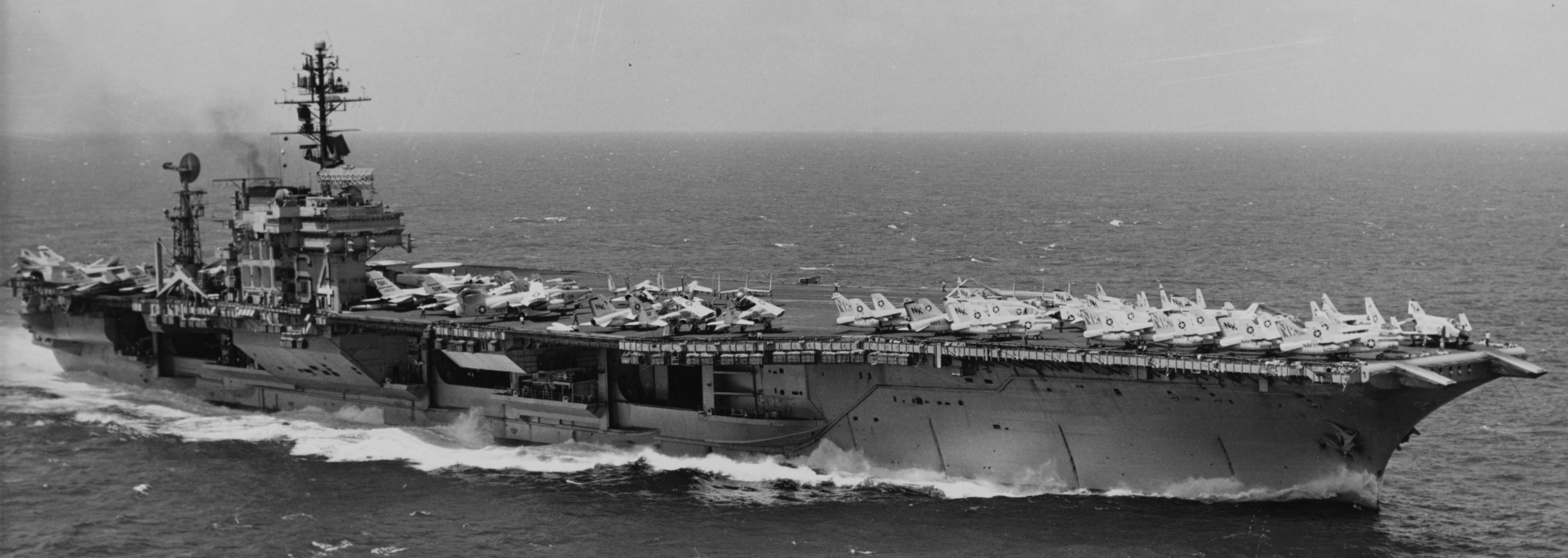cv-64 uss constellation kitty hawk class aircraft carrier air wing cvw-14 us navy gulf tonkin 1968 38