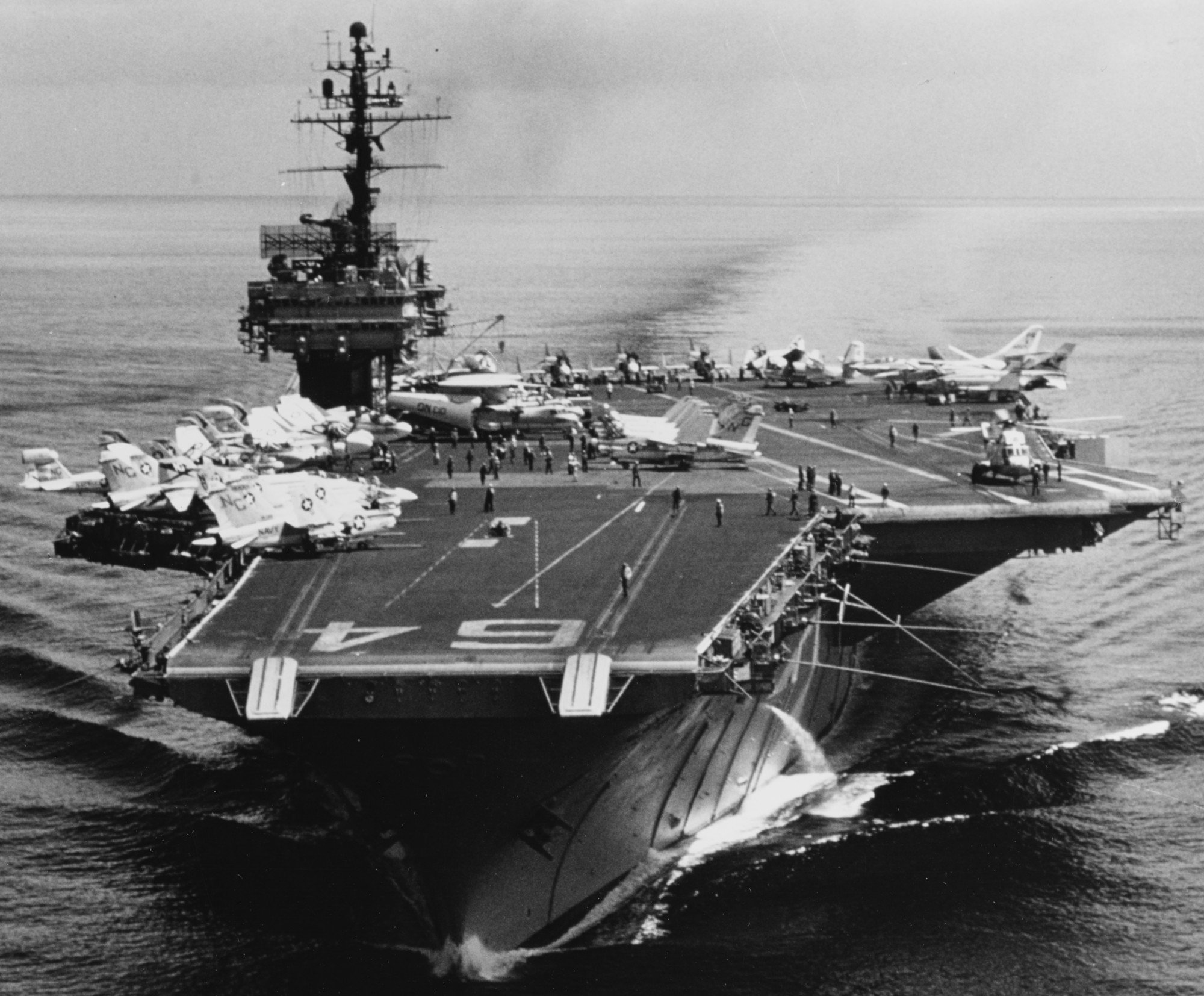 cv-64 uss constellation kitty hawk class aircraft carrier air wing cvw-9 us navy 1974 46