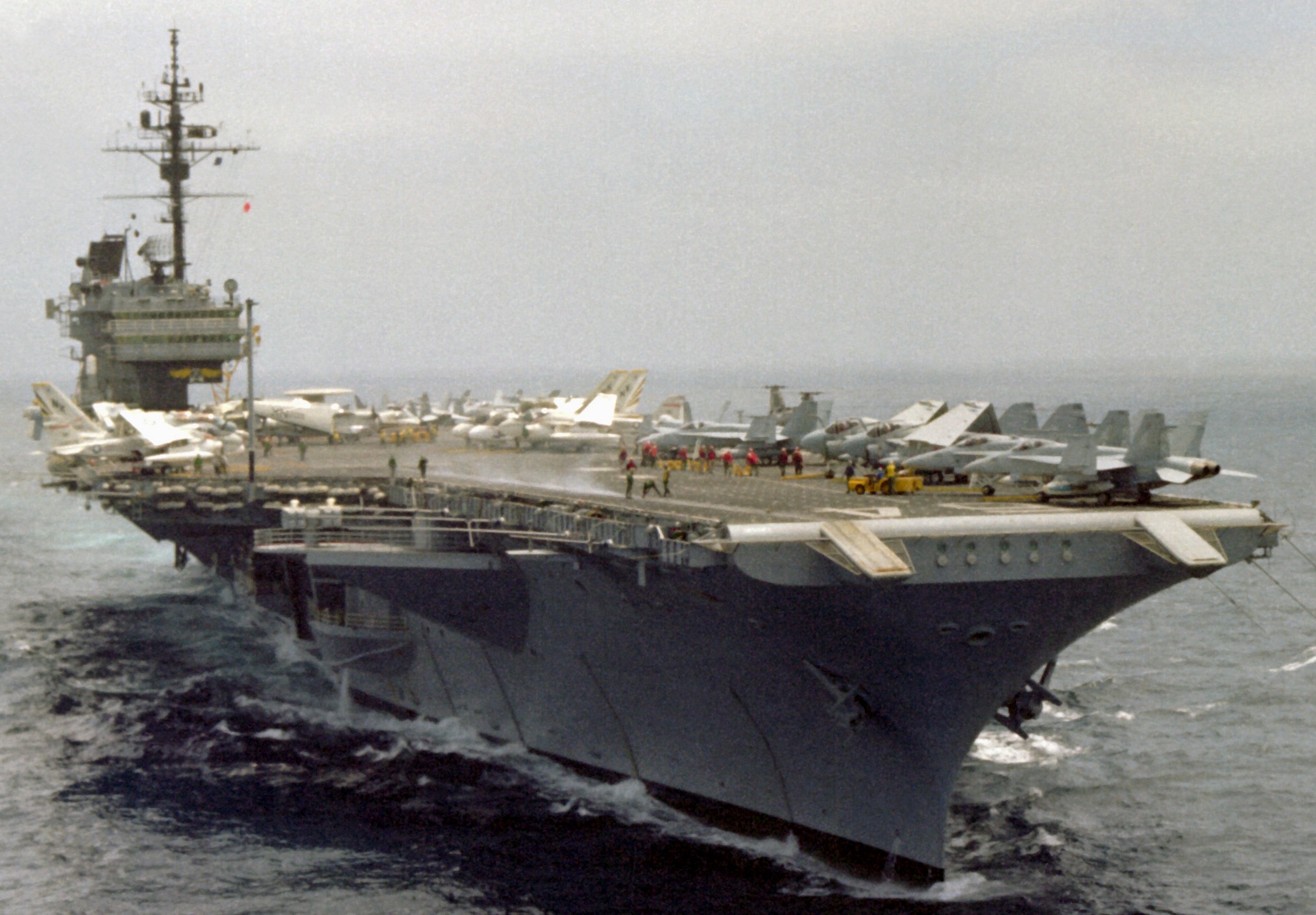 cv-64 uss constellation kitty hawk class aircraft carrier air wing cvw-14 us navy 71