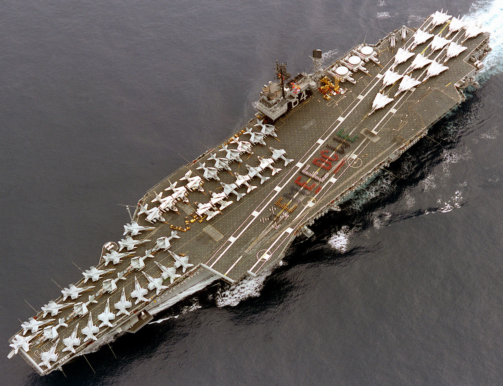cv-64 uss constellation kitty hawk class aircraft carrier air wing cvw-14 us navy 1986 82