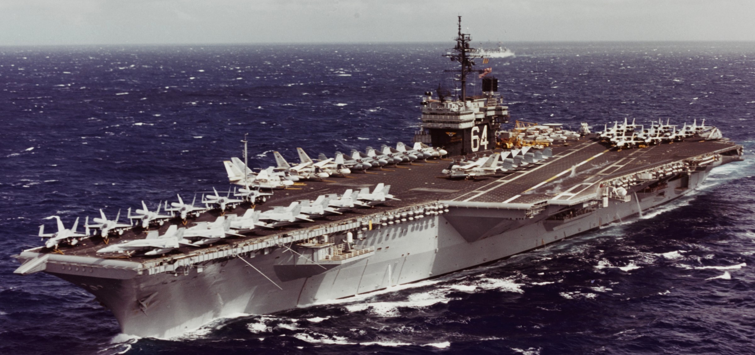 kitty hawk class aircraft carrier us navy cv-64 uss constellation 87c