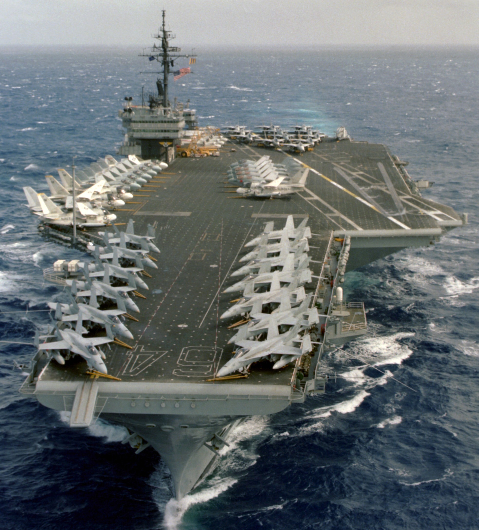 cv-64 uss constellation kitty hawk class aircraft carrier air wing cvw-14 us navy 94