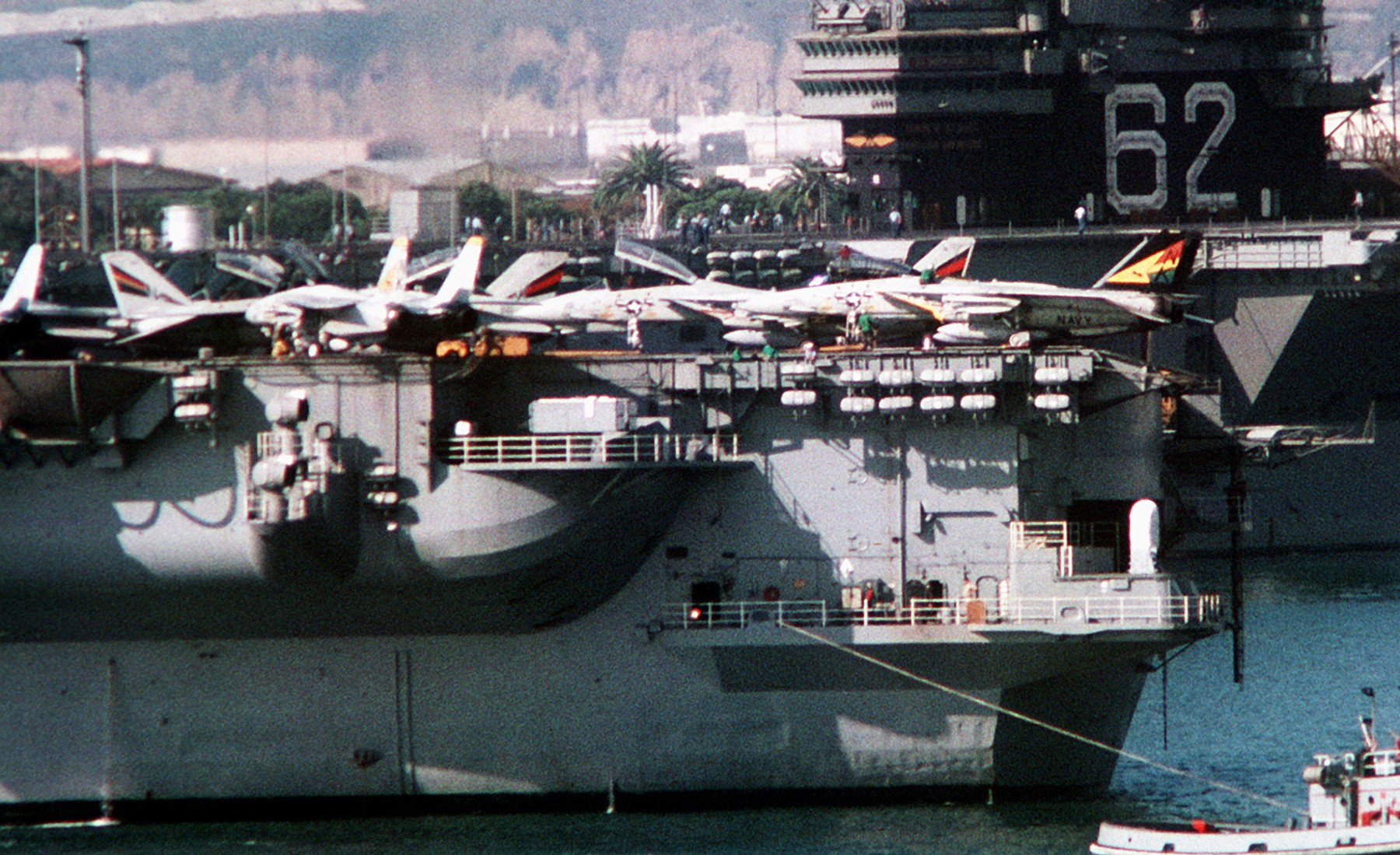 cv-64 uss constellation kitty hawk class aircraft carrier air wing cvw-14 us navy 110