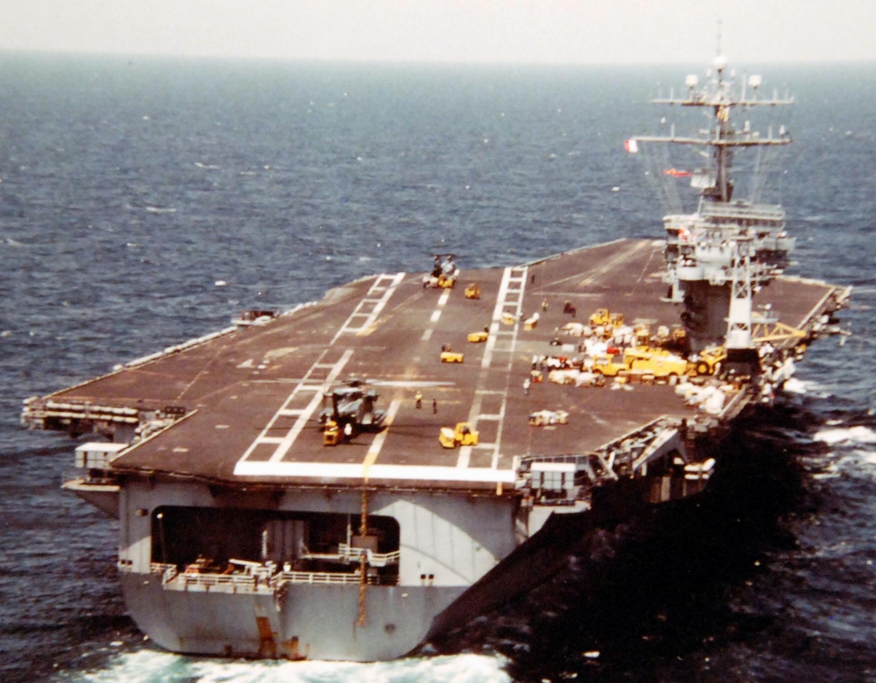 cv-66 uss america kitty hawk class aircraft carrier us navy 1980 29