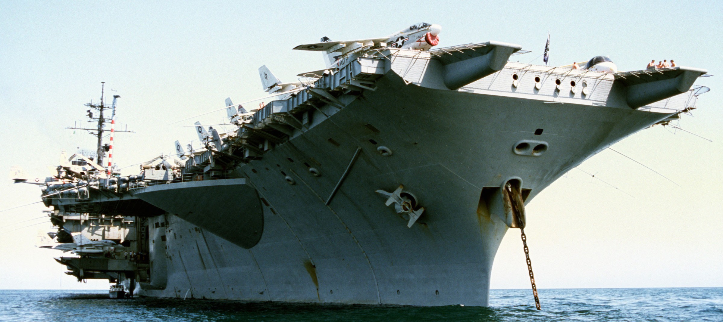 cv-66 uss america kitty hawk class aircraft carrier air wing cvw-1 us navy mediterranean sea 43
