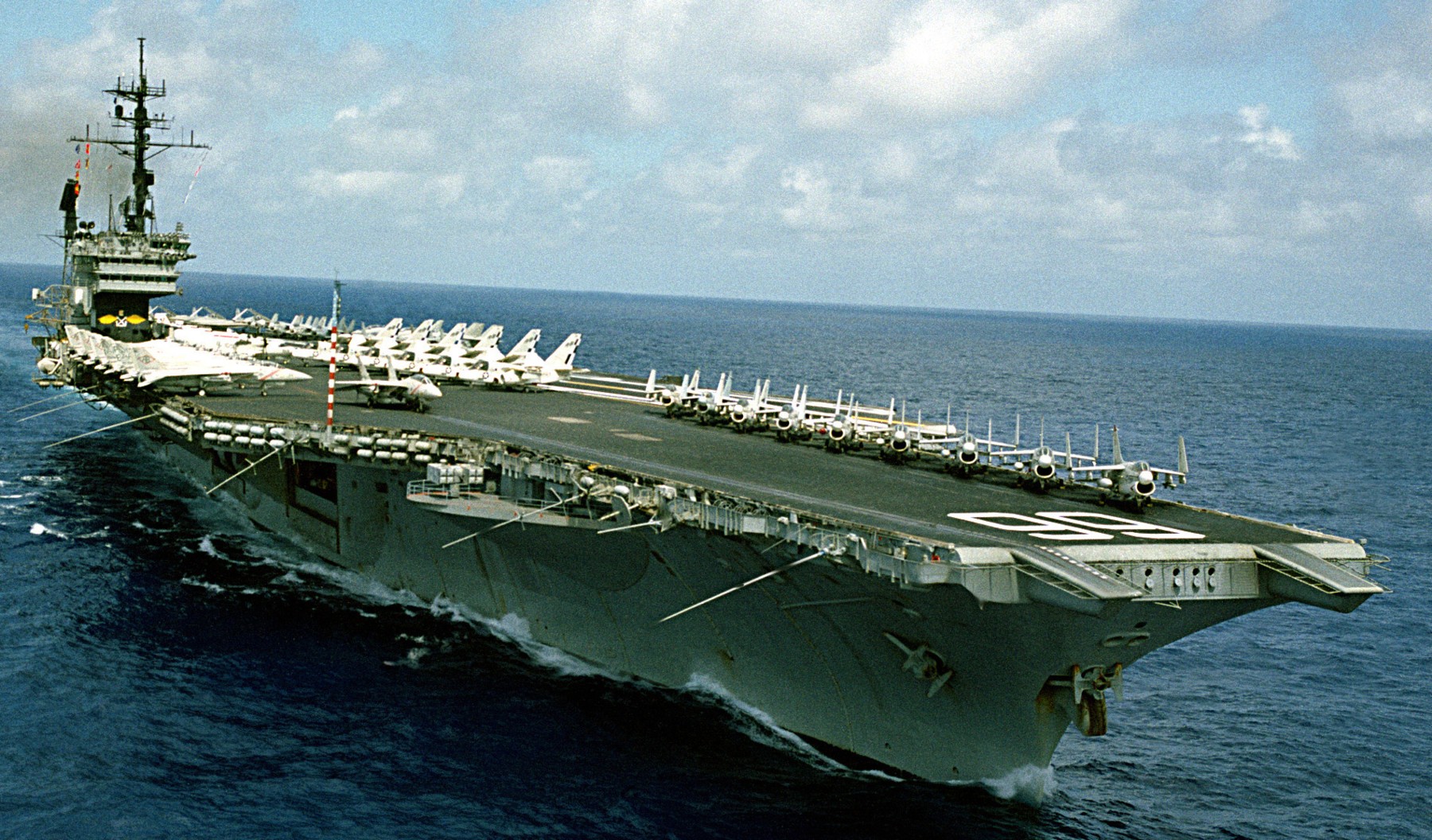 cv-66 uss america kitty hawk class aircraft carrier air wing cvw-1 us navy 59