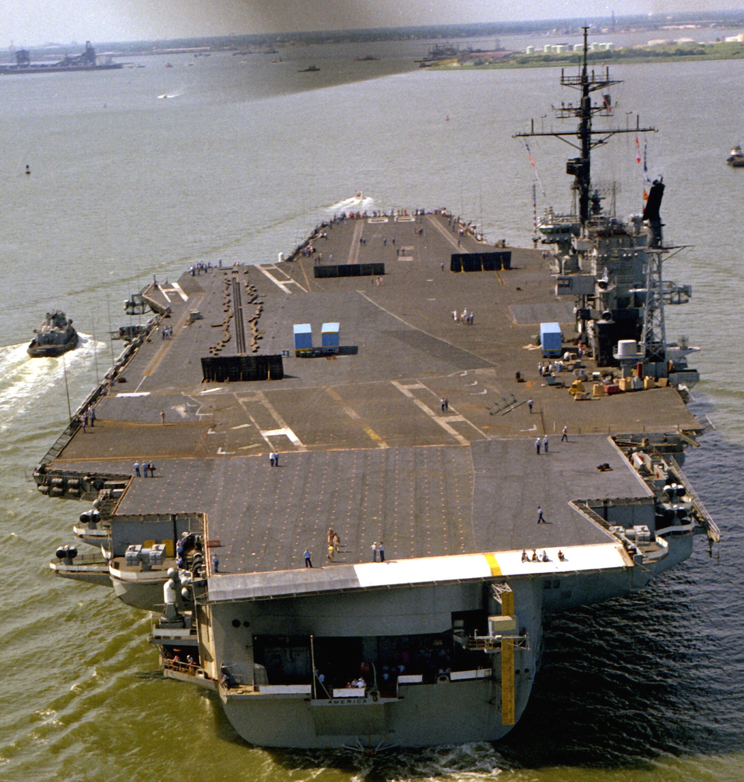 cv-66 uss america kitty hawk class aircraft carrier us navy 71