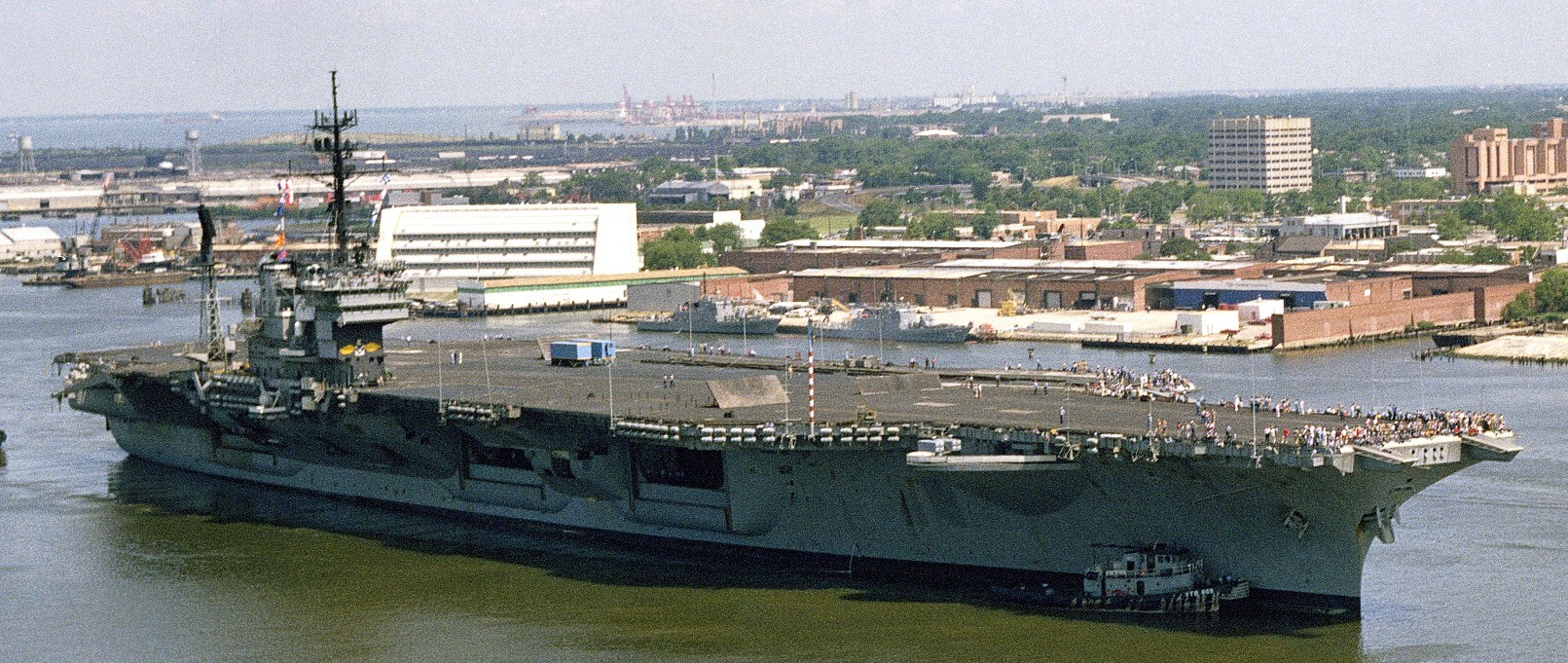 cv-66 uss america kitty hawk class aircraft carrier us navy 77