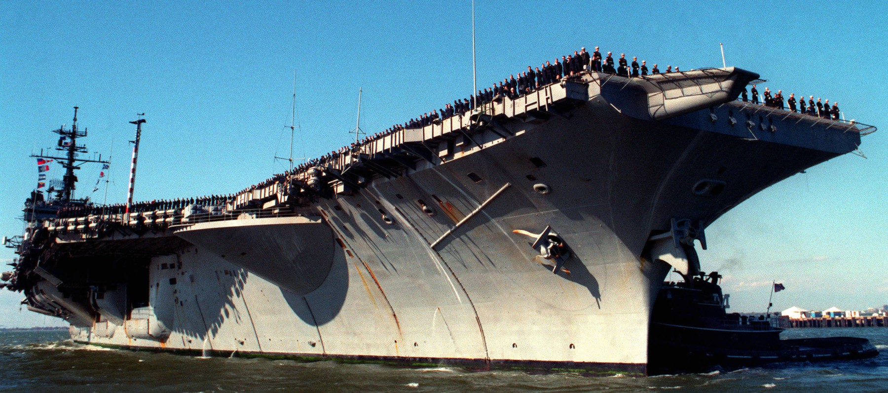 cv-66 uss america kitty hawk class aircraft carrier us navy 95