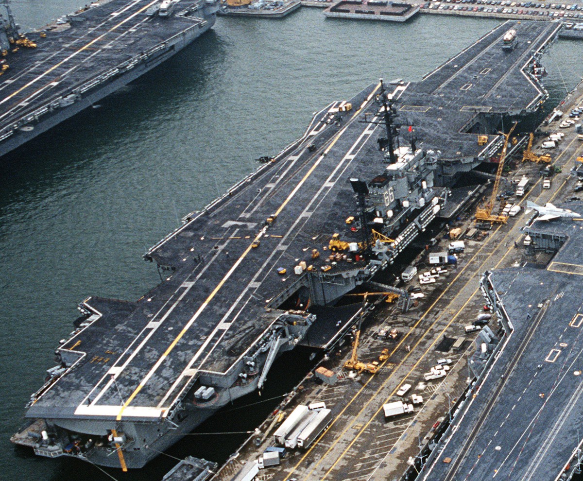 cv-66 uss america kitty hawk class aircraft carrier us navy nas norfolk virginia 104