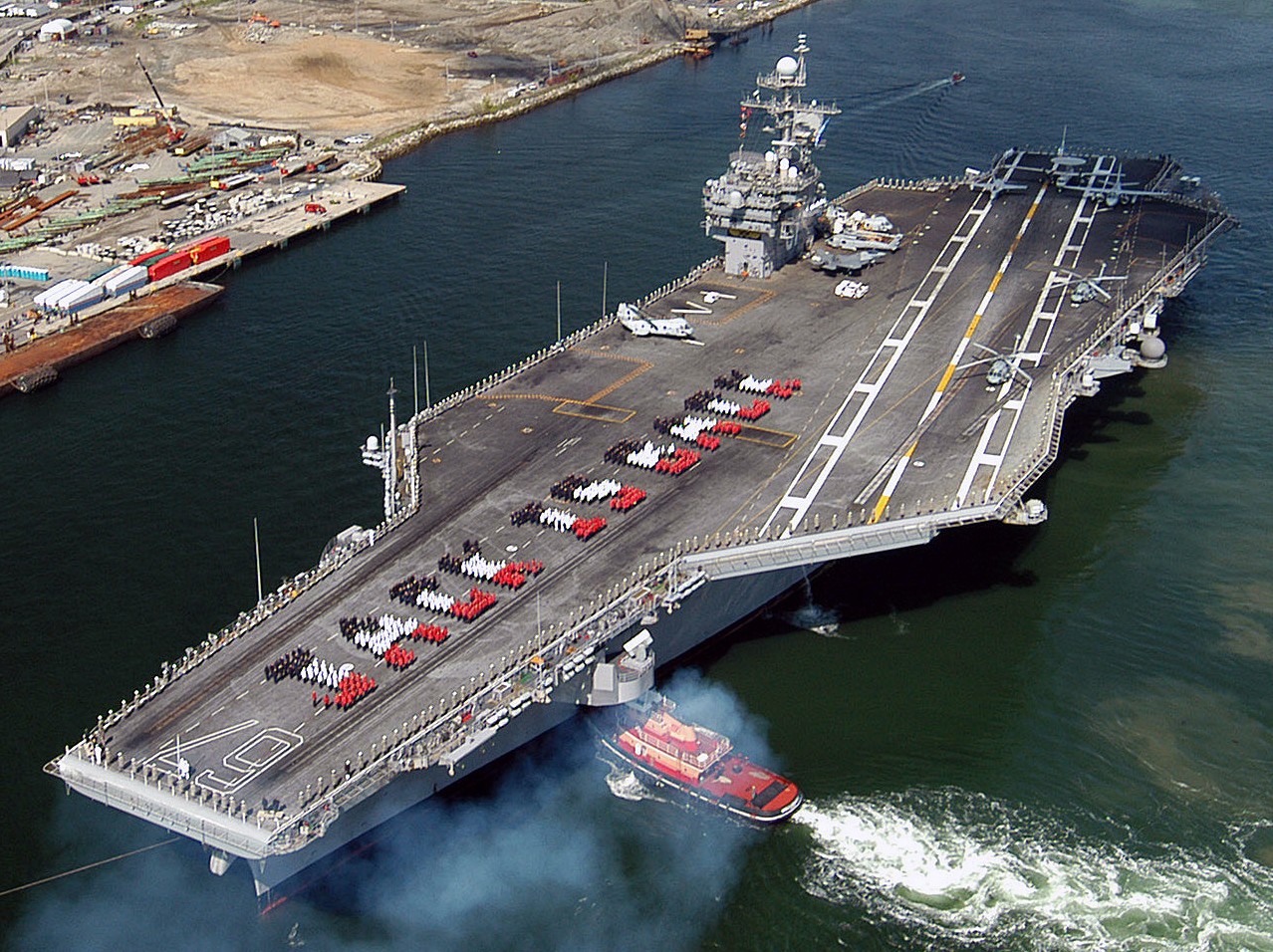 cv-67 uss john f. kennedy aircraft carrier us navy jack is back boston 19