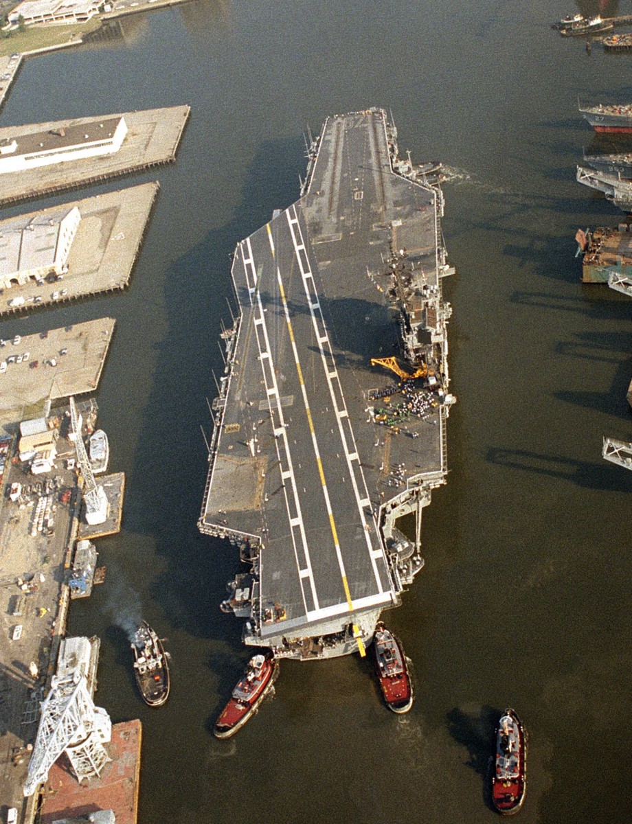 cv-67 uss john f. kennedy aircraft carrier norfolk naval shipyard 29