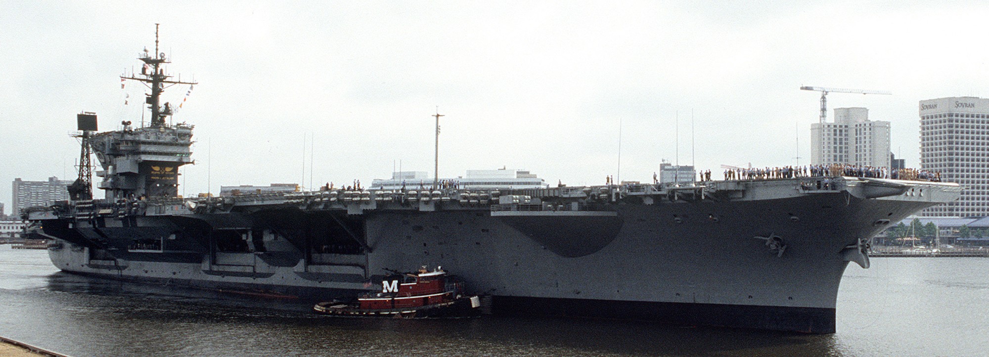 cv-67 uss john f. kennedy aircraft carrier us navy sra norfolk 1991 30