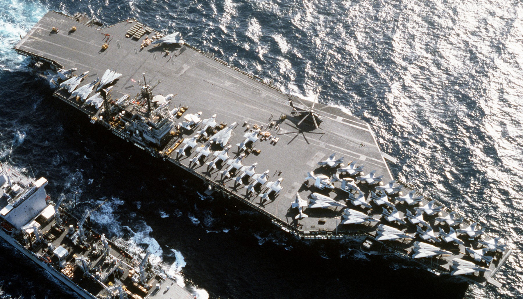 cv-67 uss john f. kennedy aircraft carrier air wing cvw-3 us navy operation desert storm 42