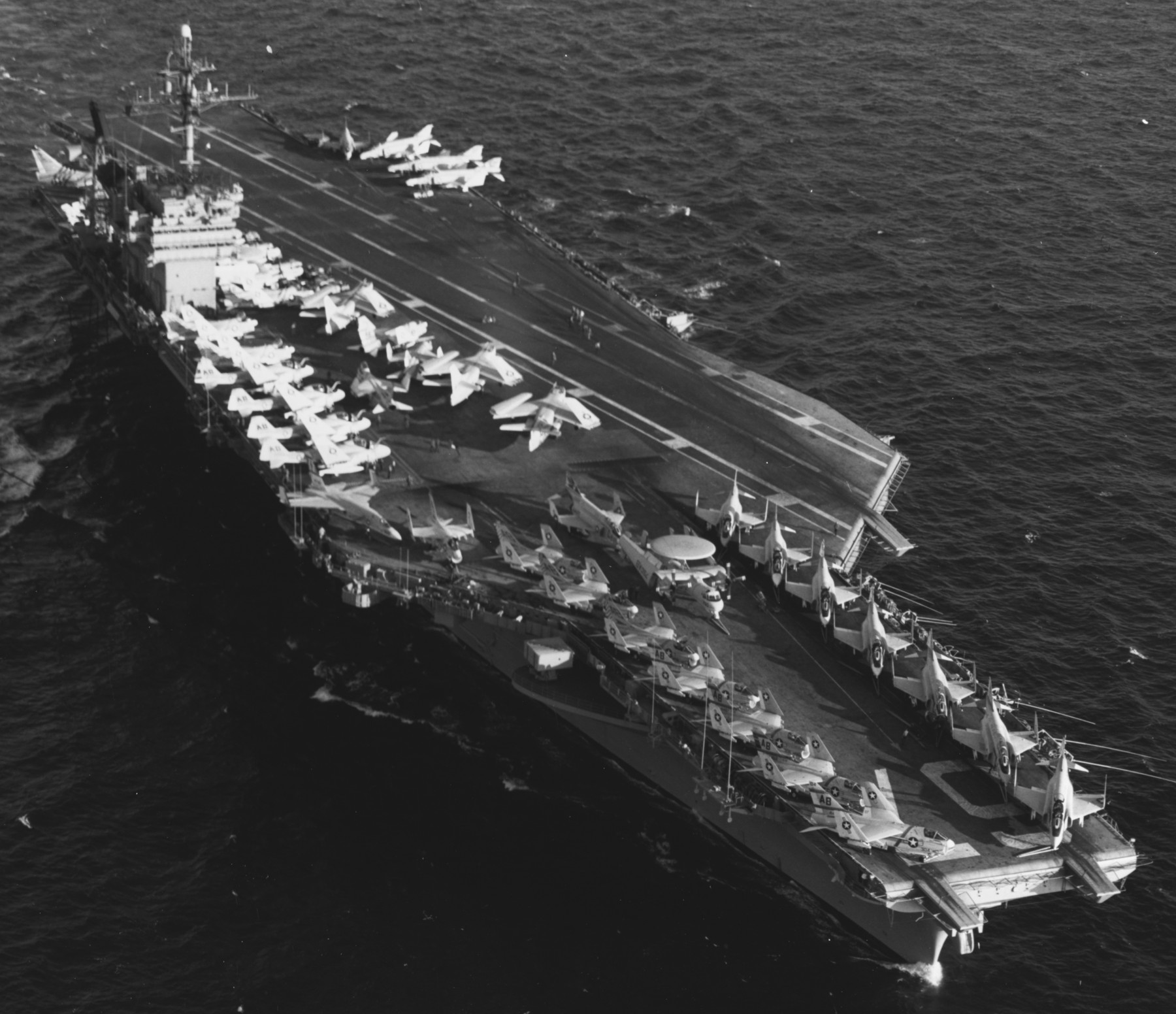 cv-67 uss john f. kennedy aircraft carrier air wing cvw-1 us navy 53