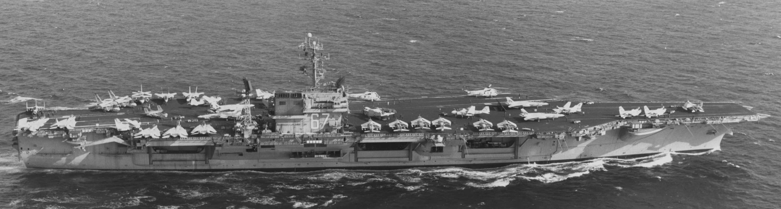 cv-67 uss john f. kennedy aircraft carrier air wing cvw-1 us navy ionian sea 57