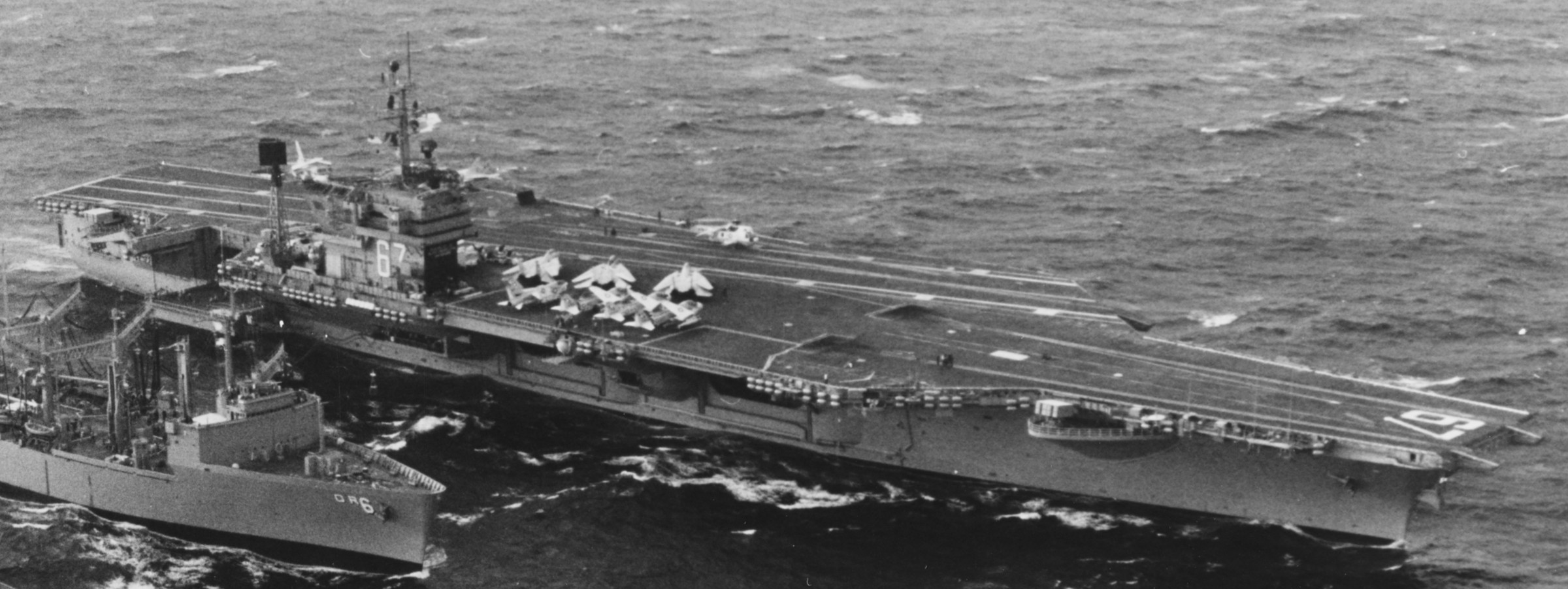cv-67 uss john f. kennedy aircraft carrier atlantic ocean 1978 58