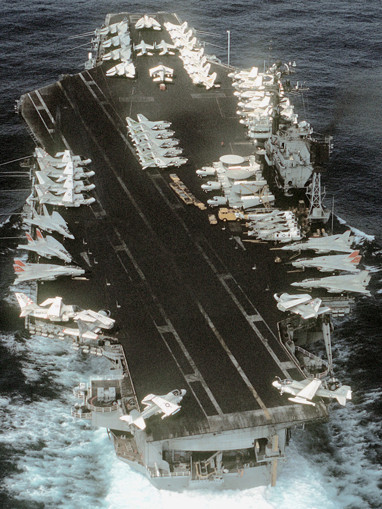 cv-67 uss john f. kennedy aircraft carrier air wing cvw-3 us navy 71