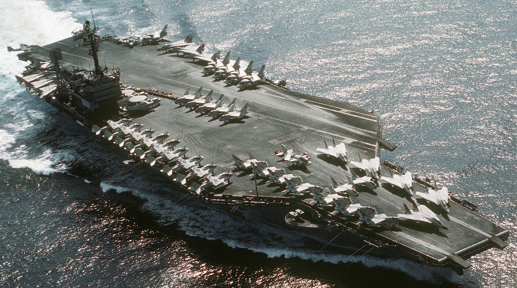 cv-67 uss john f. kennedy aircraft carrier air wing cvw-3 us navy 1982 73
