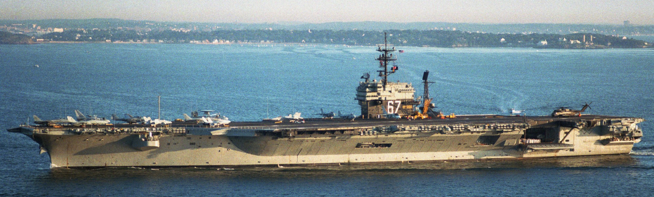 cv-67 uss john f. kennedy aircraft carrier us navy 96