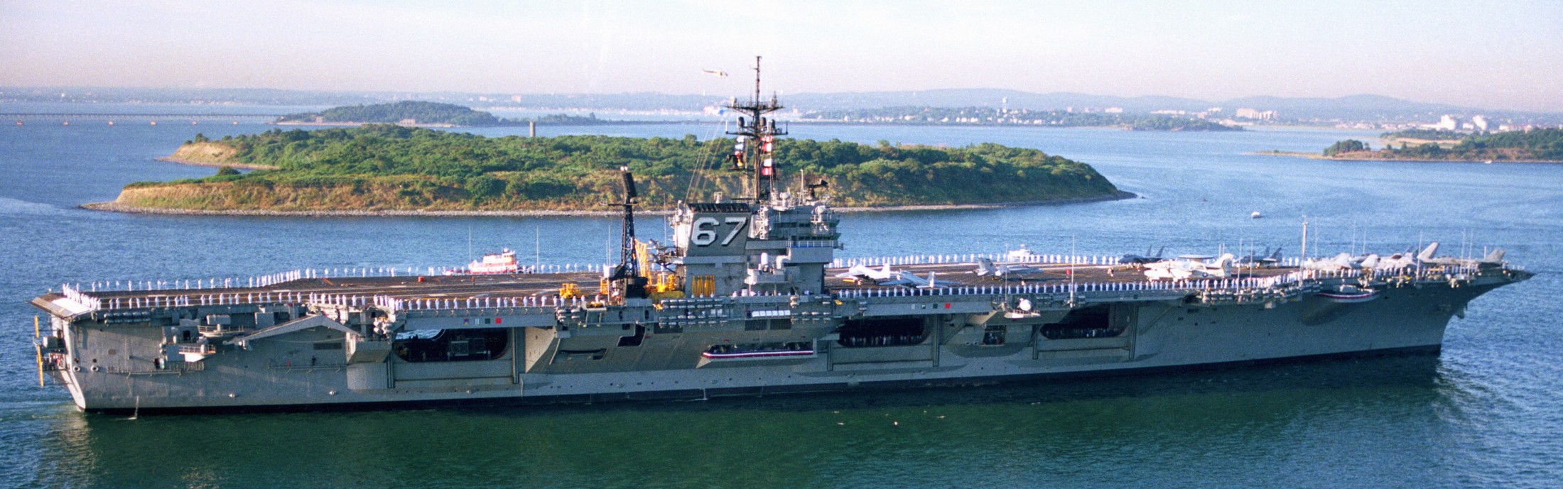cv-67 uss john f. kennedy aircraft carrier us navy 106