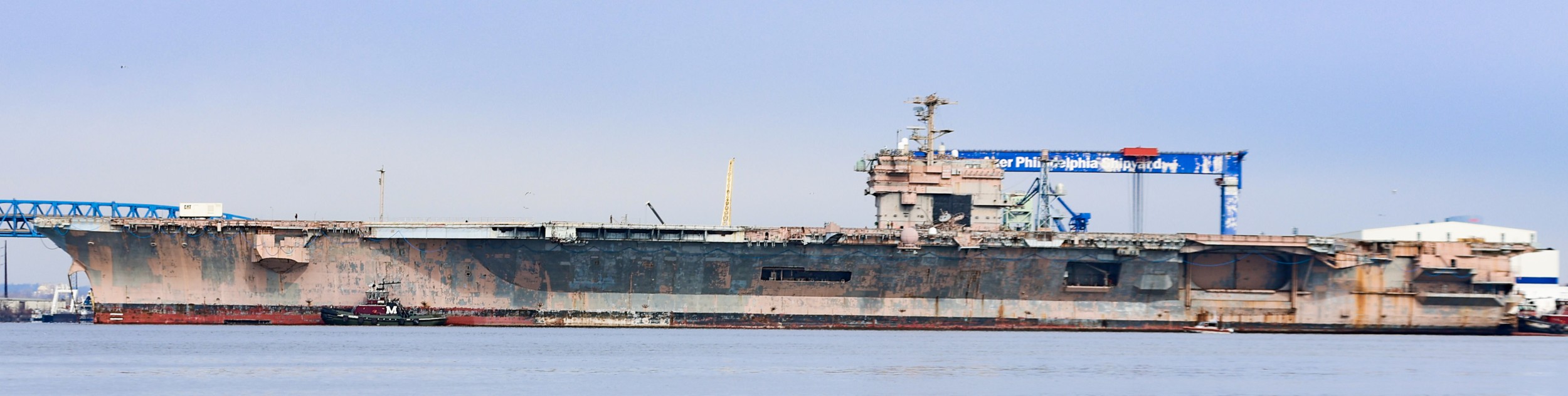 cv-67 uss john f. kennedy navy inactive ships maintenance facility nismf philadelphia brownsville dismantling scrap 2025 119