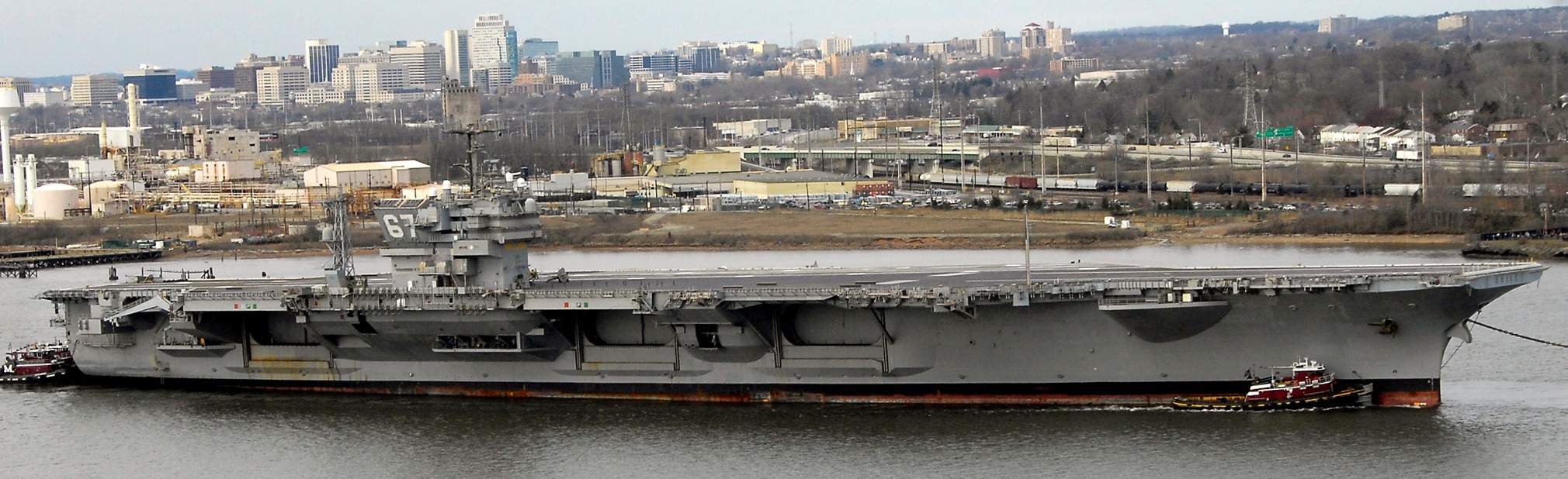 uss john f. kennedy cv-67 decommissioned philadelphia inactive ships maintenance facility sismf 2008 06
