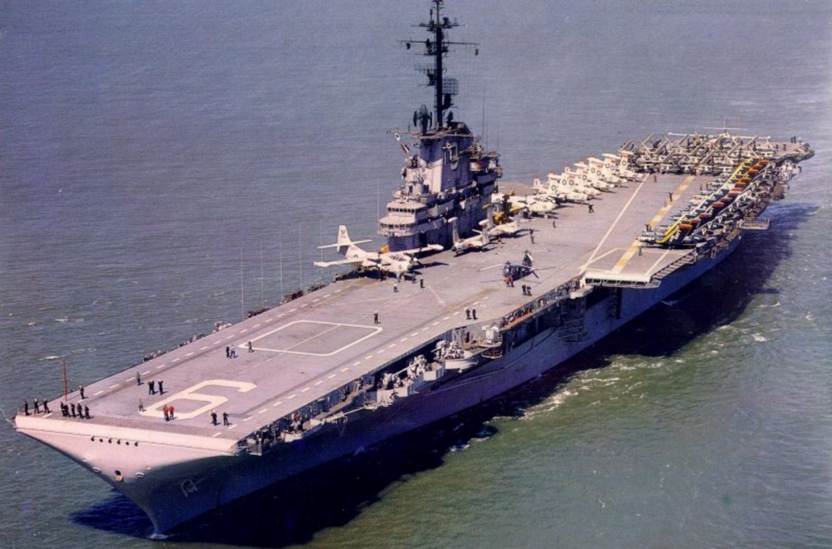 cv cvs-9 uss essex aircraft carrier us navy newport news shipbuilding and dry dock virginia cvg atg air wing group 31x