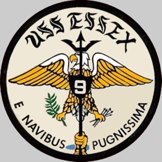 cv cvs-9 uss essex insignia crest patch badge aircraft carrier us navy 02x