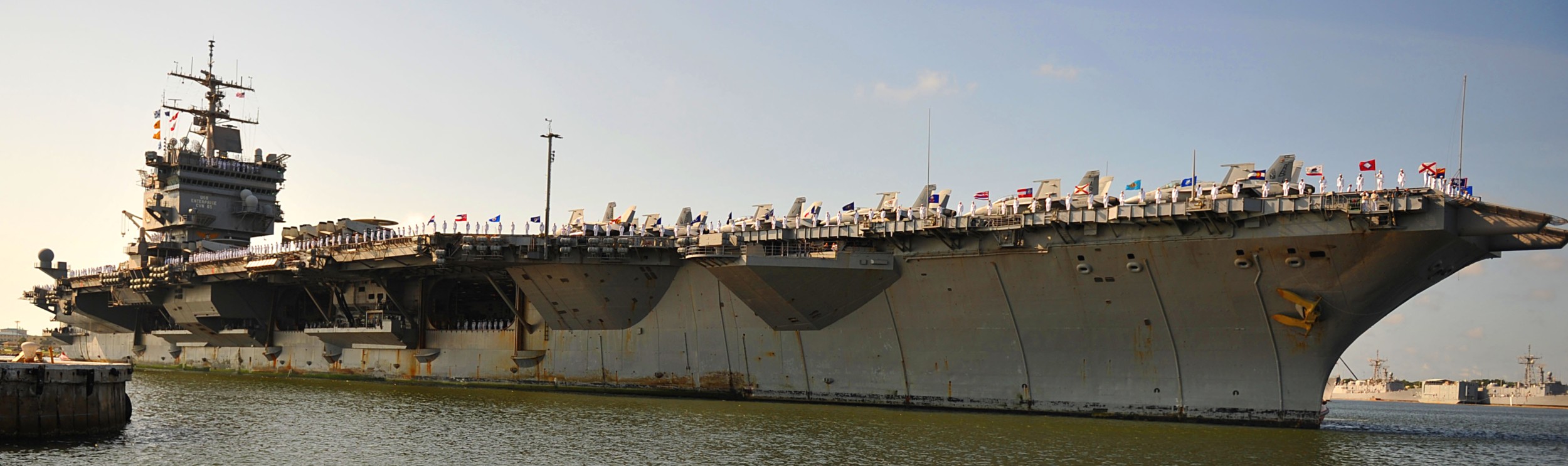 cvn-65 uss enterprise aircraft carrier us navy naval station mayport 2011 19