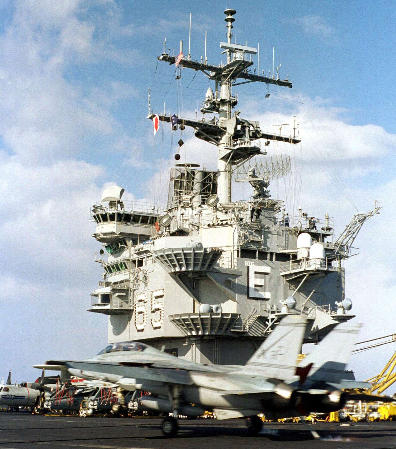 cvn-65 uss enterprise aircraft carrier air wing cvw-3 us navy southern watch 1999 77