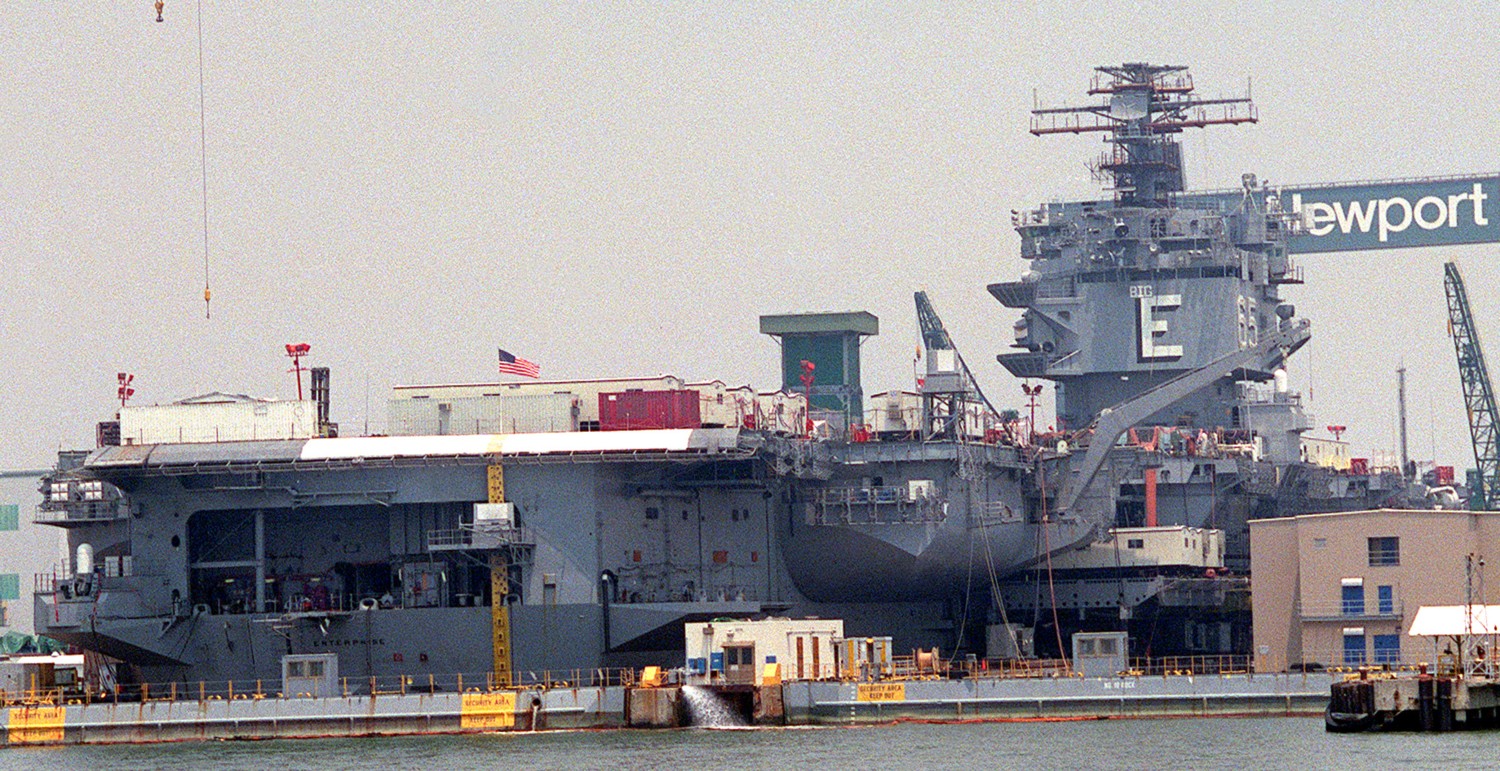 cvn-65 uss enterprise aircraft carrier us navy 1991 96