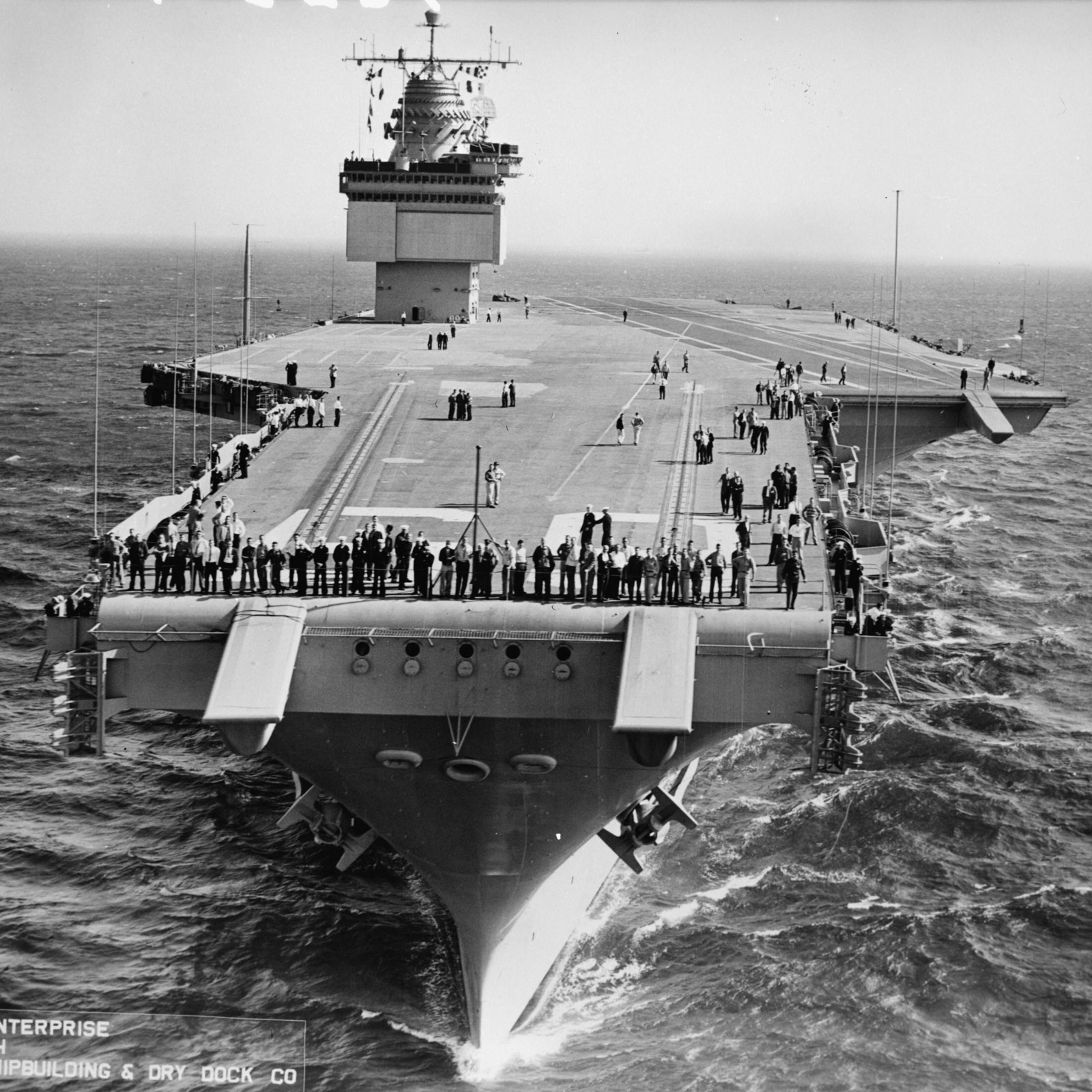cvan-65 uss enterprise aircraft carrier us navy trials 1961 111