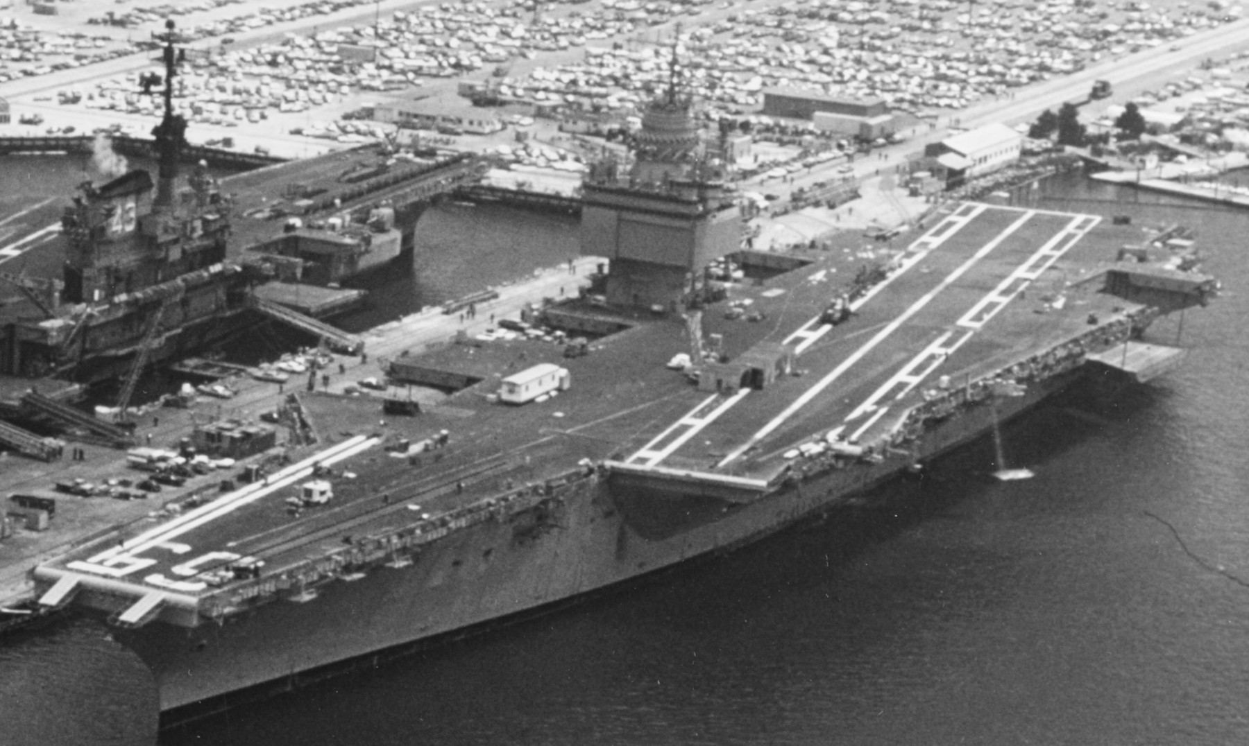 cvn-65 uss enterprise aircraft carrier us navy nas alameda california 1975 143