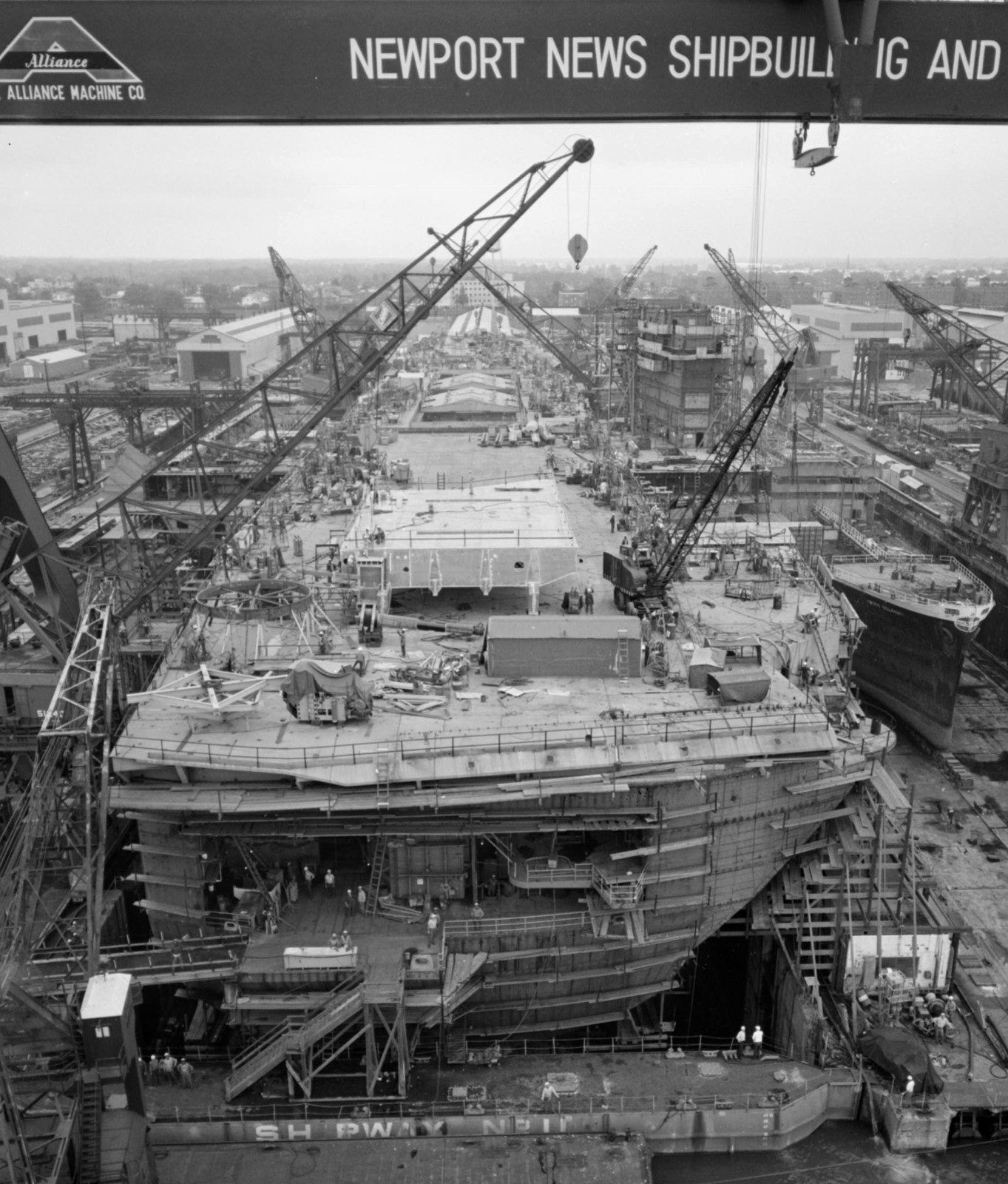 cvn-68 uss nimitz aircraft carrier us navy newport news shipbuilding virginia 02