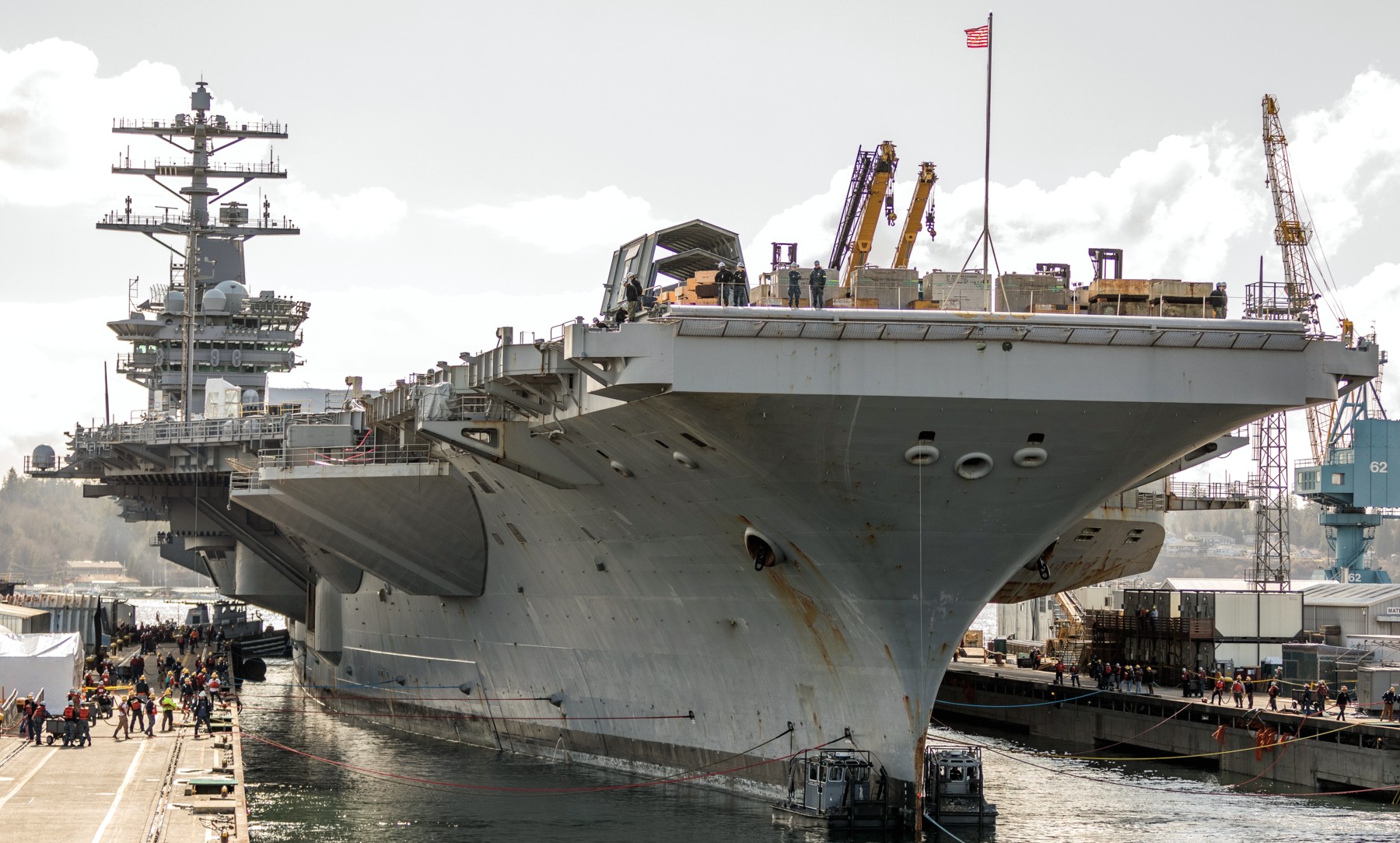 cvn-68 uss nimitz aircraft carrier us navy puget sound naval shipyard intermediate maintenance facility 231